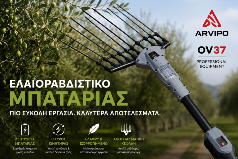 ελαιοραβδιστικό μπαταρίας